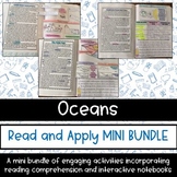 Oceans Reading Passage Interactive Notebook Bundle