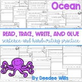 Ocean Animals Sentence Writing & Handwriting Practice with