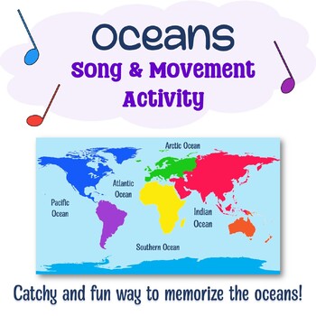 Preview of Oceans Song and Movement Activity