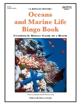 Preview of Oceans and Marine Life Bingo Book