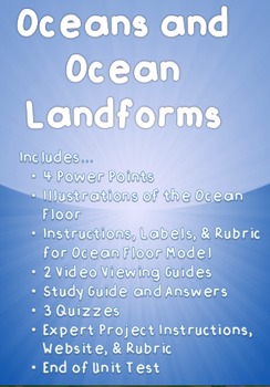 Preview of Oceans and Ocean Landforms