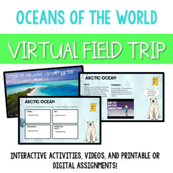 Preview of Oceans of the World: Virtual Field Trip 