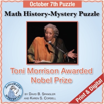 Preview of Oct. 7 Math & Literature Puzzle: Toni Morrison Nobel Prize Author | Mixed Review