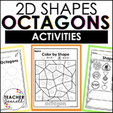 Octagon | 2D Shapes Worksheets | Shape Recognition Activities