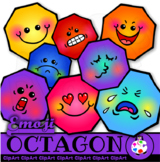 Octagon Geometry Shapes - Math Clip Art