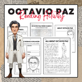 Octavio Paz - Reading Activity Pack | National Poetry Mont