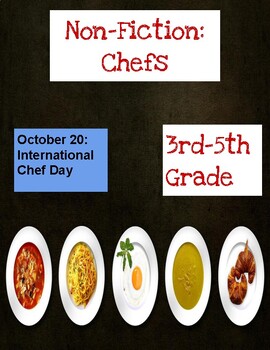 Preview of Oct 20: International Chefs Day | Non Fiction, Fiction and RECIPES | 3rd-5th gr