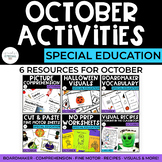 October Activities Bundle | Special Education