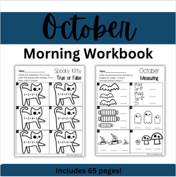 Preview of October Activities Workbook