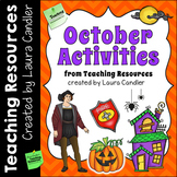 October Activities and Printables | Upper Elementary