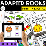 October Adapted Books | Print + Digital Bundle | Special Ed