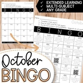 October BINGO Extended Learning