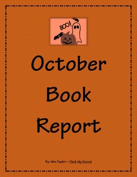 october book report ideas
