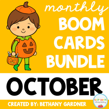 Preview of October Boom Cards BUNDLE