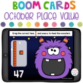 October Boom Cards Tens and Ones