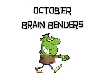 Preview of October Brain Benders