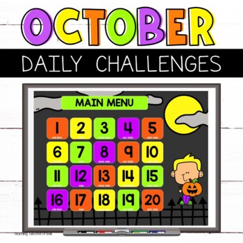 Preview of October Brain Teasers {logical and critical thinking} Digital - Google