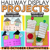 October Bulletin Activities & Crafts with Fact Family Haun