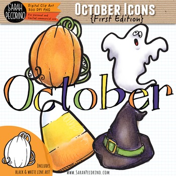 Preview of October Clip Art {First Edition}