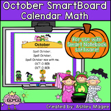 October Calendar Math/Morning Meeting for SMARTBoard