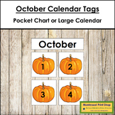 October Calendar Tags