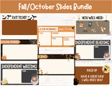 October Classroom Daily PowerPoint Slides, Fall Theme Slid