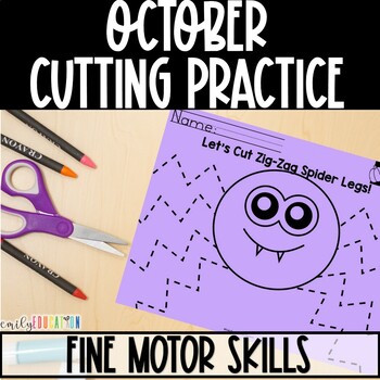 Scissor Skills Cutting Practice Fine Motor Skills Teaching Kids to Cut -  Emily Education