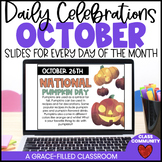 October Daily Celebrations | Daily National Holidays