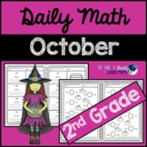 October Daily Math Review 2nd Grade Common Core