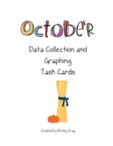 October Data and Graphing Task Cards