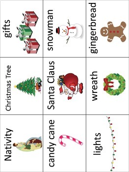 October - December Holidays ESL/ENL Vocabulary Activities BUNDLE