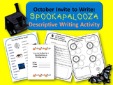 October (Halloween) Descriptive Writing Activity:  Spookap