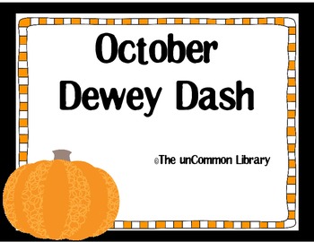 Preview of October Dewey Dash