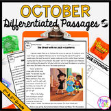 October Differentiated Reading Comprehension Lexile Passag