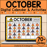 October Digital Calendar