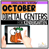 October Digital Centers for Kindergarten Digital Learning