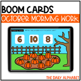 October Digital Morning Work | Kindergarten Boom Cards™ fo