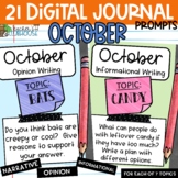 October - Digital Writing Journals - Distance Learning