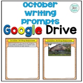 October Digital Writing Prompts for Google Drive