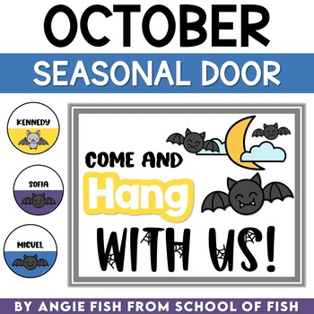 Preview of October Door Decor | Halloween Door Decor