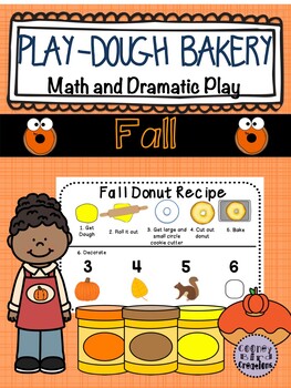 Preview of October/Fall/Autumn  Play-dough Bakery:  Math and Dramatic Play