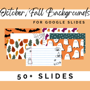 Preview of October/Fall Backgrounds for Google Slides