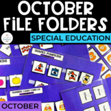 October File Folders for Special Education