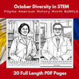 October Filipino Diversity History Month:  Coloring Pages 