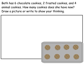 Preview of October First Grade Morning Math and Review