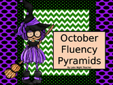 October Fluency Pyramids