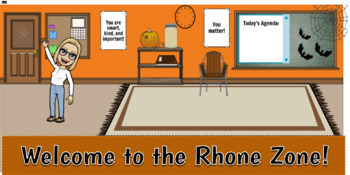 Preview of October Google Slides- Rhone Zone