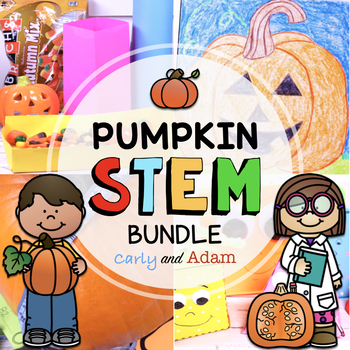 Preview of Pumpkin Day STEAM Activities and Challenges BUNDLE