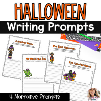 October Halloween Narrative, Informative, and Opinion Writing Bundle