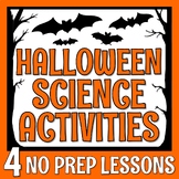 October Halloween Science Activity Stations NO PREP NGSS